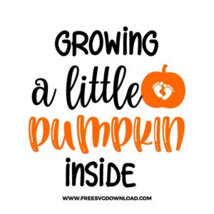 Growing a little pumpkin inside