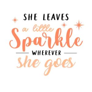 She Leaves A Little Sparkle