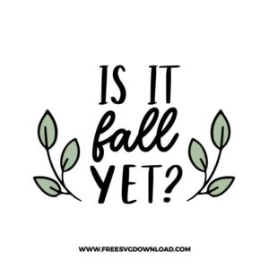 Is It Fall Yet
