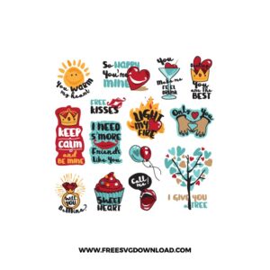 Valentine Sticker Bundle 4