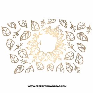 Leaf Doodles Starbucks Wrap