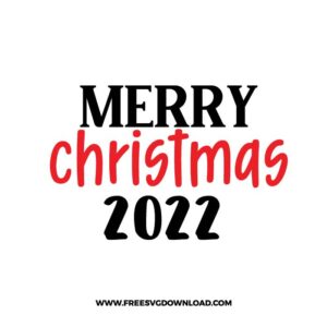 Merry Christmas 2022 Classic Typography Design