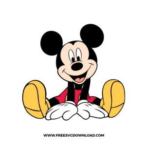 Mickey Mouse Sitting Cartoon