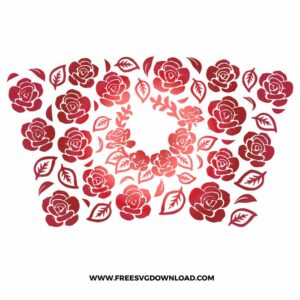 Roses Starbucks Wrap