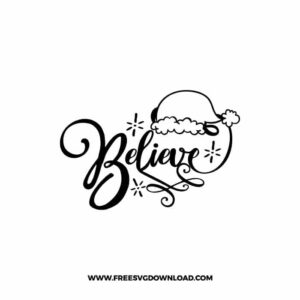 Believe Sparkle Lettering