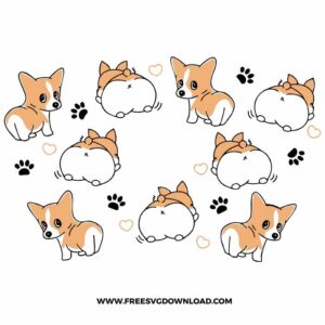 Corgi Starbucks Wrap