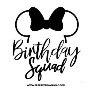 Birthday Squad Minnie Mouse