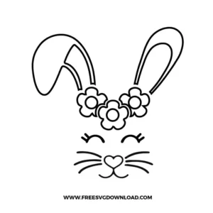 Bunny Face Outline