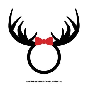 Reindeer Antlers Monogram