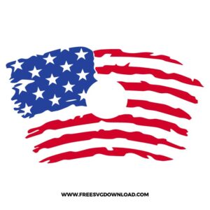 Distressed American Flag Starbucks Wrap