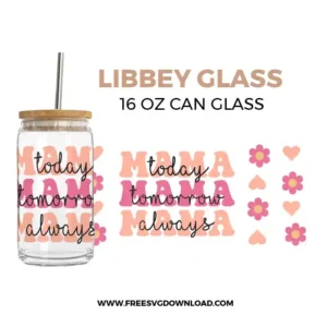 Mama Libbey Can Glass