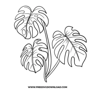 Monstera Cricut