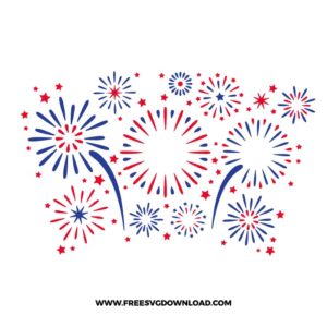 4th of July Fireworks Starbucks Wrap