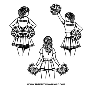 Cheerleader Back Pom Pom