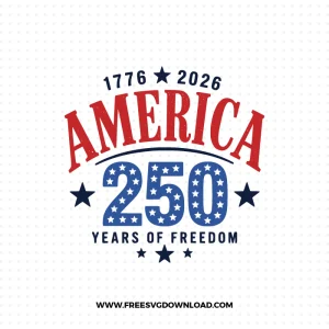 250 Years of Freedom SVG