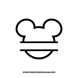 Mickey Split Monogram