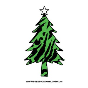 Christmas Tree Leopard Print