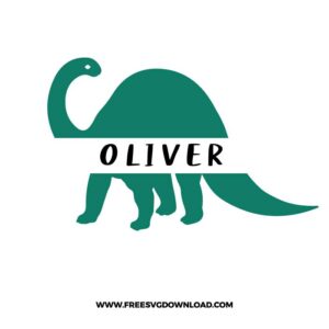 Dinosaur Split Monogram