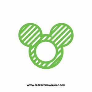 Mickey Monogram 45Line Green