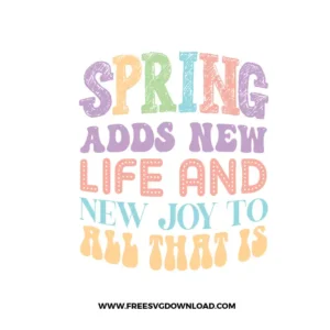 Spring Adds New Life