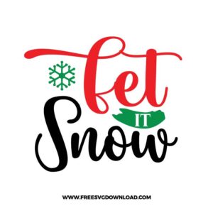 Let It Snow Colored