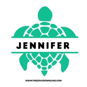 Turtle Split Monogram