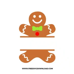 Gingerbread Split Monogram