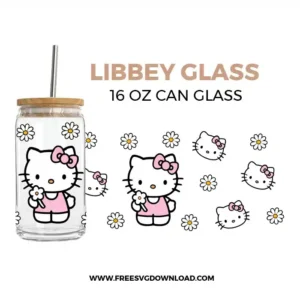Hello Kitty Can Glass