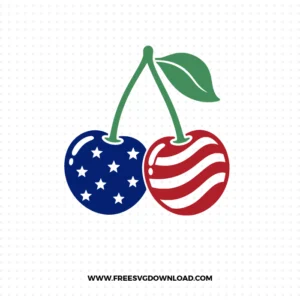 4th of July Cherry SVG
