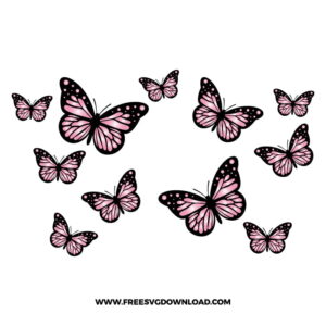 Butterfly Starbucks Wrap