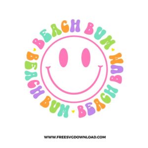 Beach Bum Smiley Face