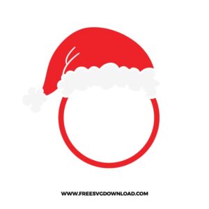 Santa Hat Monogram