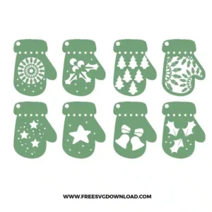Christmas Mitten Gift Tag
