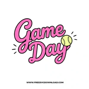 Game Day Softball SVG