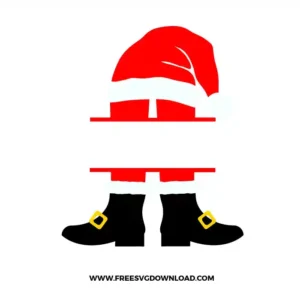 Santa Split Monogram