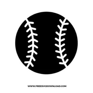 Softball Silhouette SVG