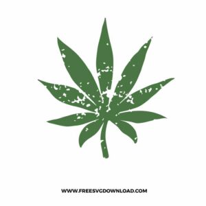 Distressed Pot Leaf