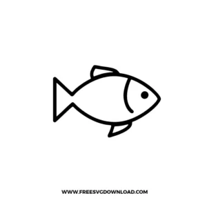 Fish Outline SVG