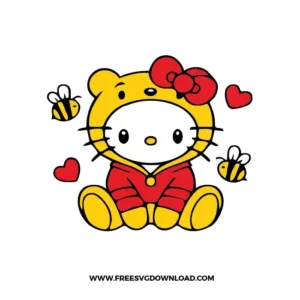 Hello Kitty Winnie The Pooh