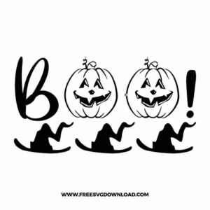 Boo Pumpkin and Hat
