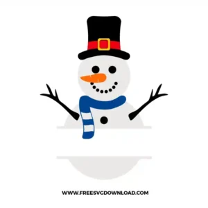 Snowman Split Monogram