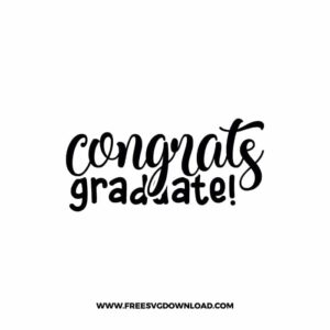 Congrats Graduate Silhouette