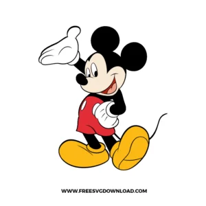 Mickey Mouse Waving Cartoon