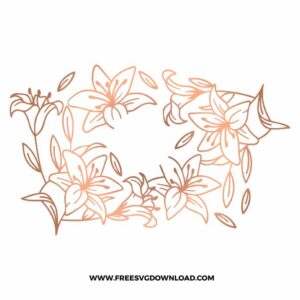 Lilies Starbucks Wrap