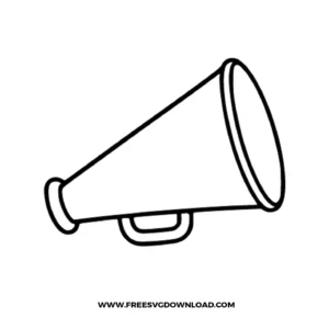 Softball Megaphone SVG