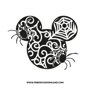 Disney Halloween Mickey Mouse Spider Web