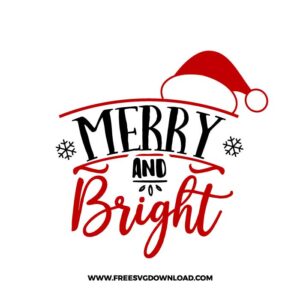 Merry and Bright Santa Hat