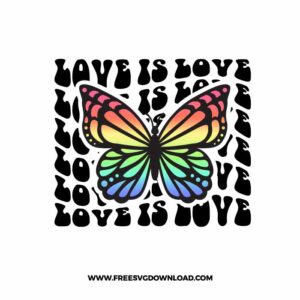 Love is Love Butterfly