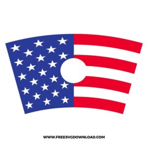 American Flag Starbucks Wrap