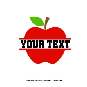 Apple Split Monogram
